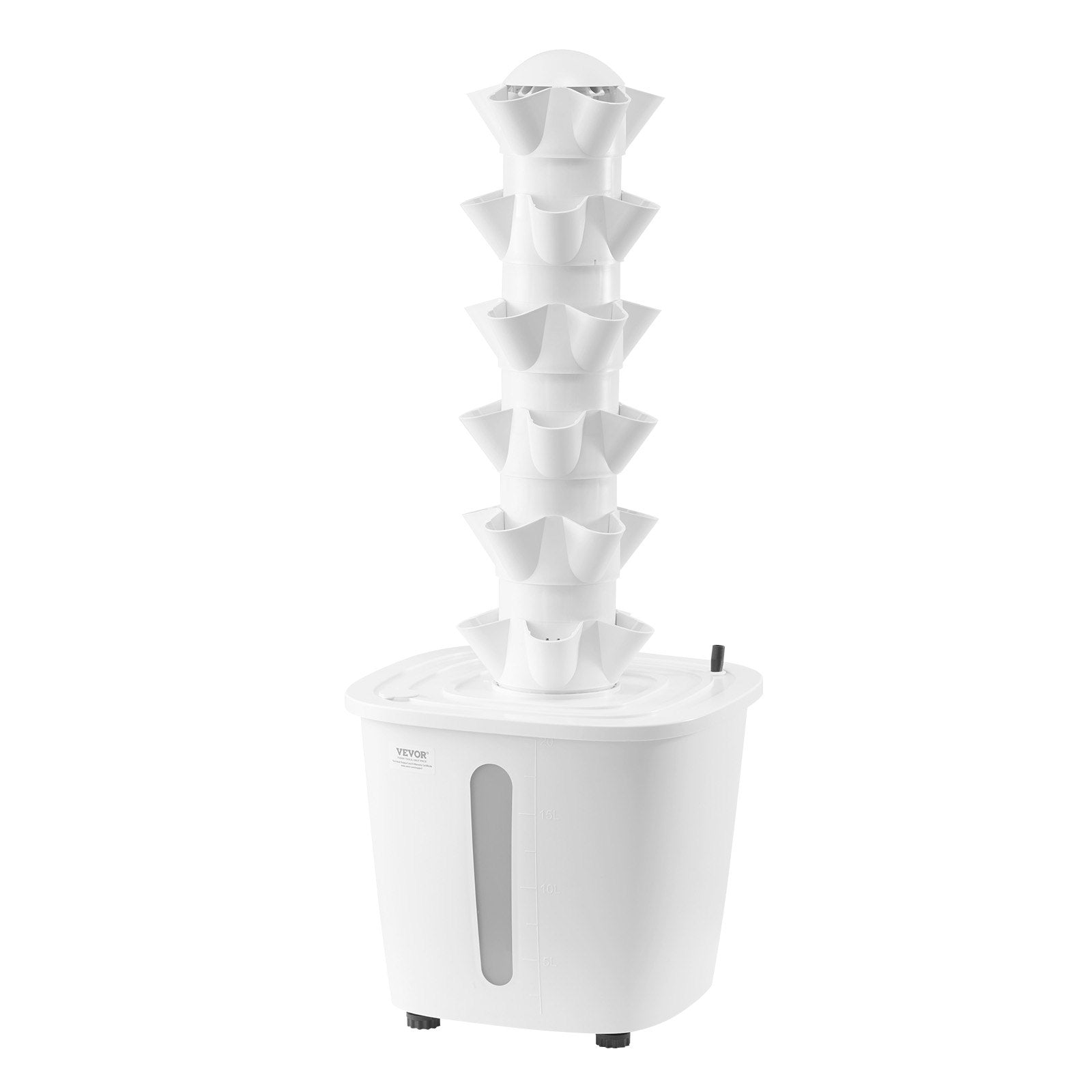 Fire Pits: VEVOR Hydroponic Growing System, 30 Pods Vertical 6 Tiers Hydroponic Tower, Home Hydronic Garden with Water Pump & Timer, Water Circulation Plants Germination Kit for Indoor Herbs Fruits & Vegetables