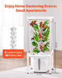 Gardening Tools: VEVOR Hydroponic Growing System with Grow Light 30 Pods Hydroponic Tower Garden