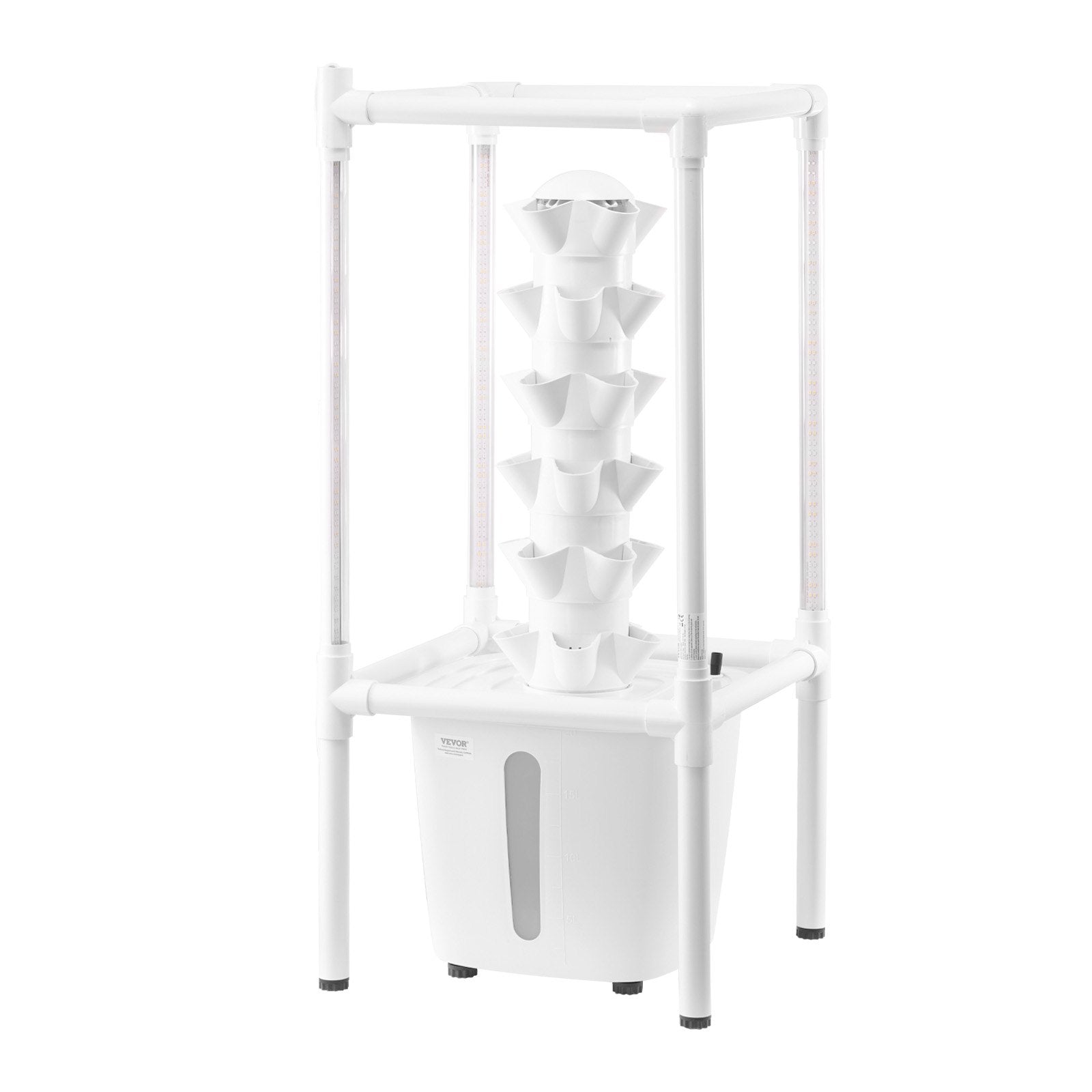 Gardening Tools: VEVOR Hydroponic Growing System with Grow Light 30 Pods Hydroponic Tower Garden