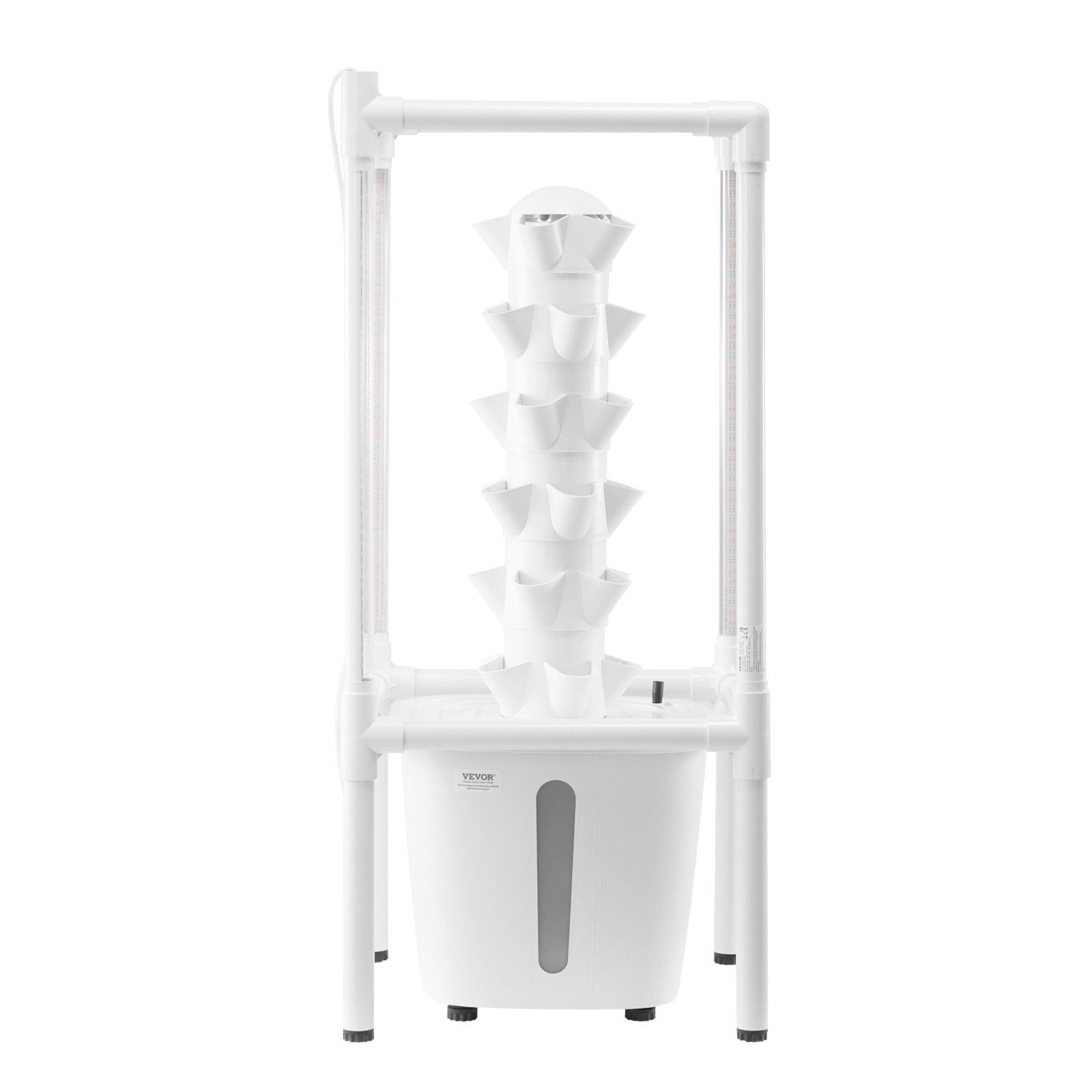 Gardening Tools: VEVOR Hydroponic Growing System with Grow Light 30 Pods Hydroponic Tower Garden