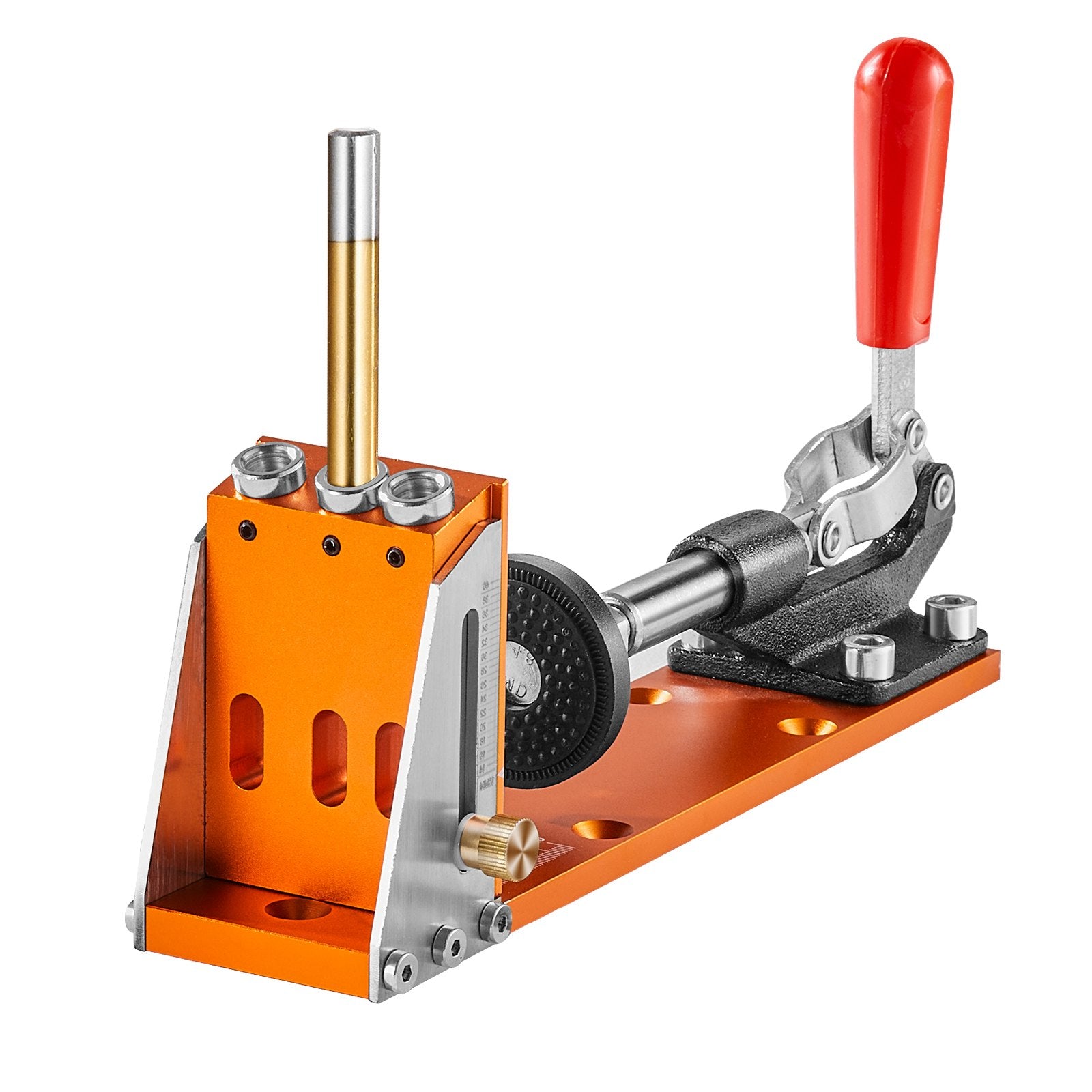 Hand Tools: VEVOR 30 Pcs Pocket Hole Jig Kit, Adjustable & Easy to Use Pocket Hole Jig System with Step Drills, Wrenches, Drill Stop Rings, and Square Drive Bits, Dual Scale Marks for DIY Carpentry Projects