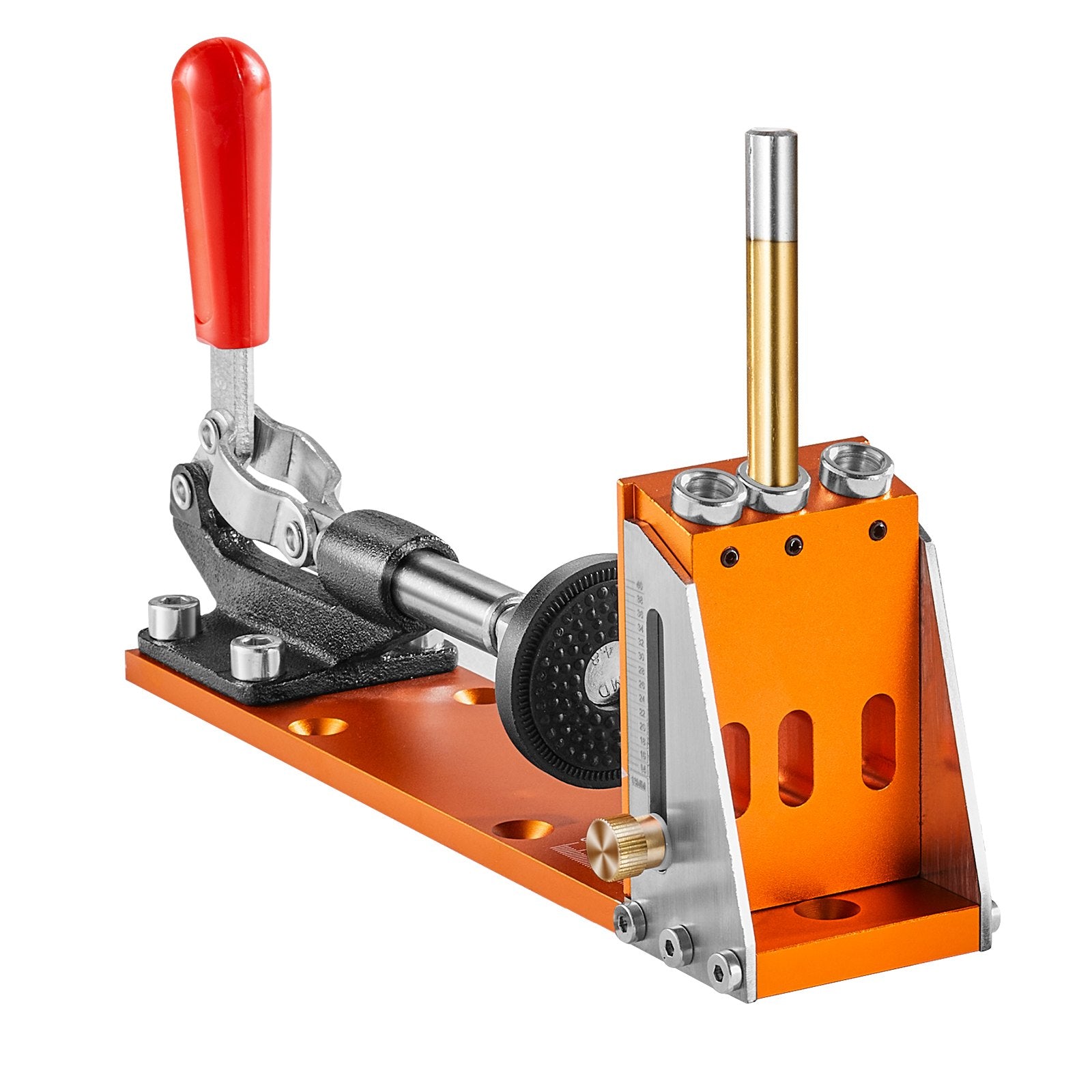 Hand Tools: VEVOR 30 Pcs Pocket Hole Jig Kit, Adjustable & Easy to Use Pocket Hole Jig System with Step Drills, Wrenches, Drill Stop Rings, and Square Drive Bits, Dual Scale Marks for DIY Carpentry Projects