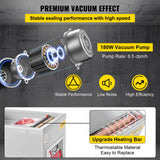 Automotive Cleaning: VEVOR Chamber Vacuum Sealer Vacuum Packaging Machine 6.5 cbm/h Pump Rate 220V
