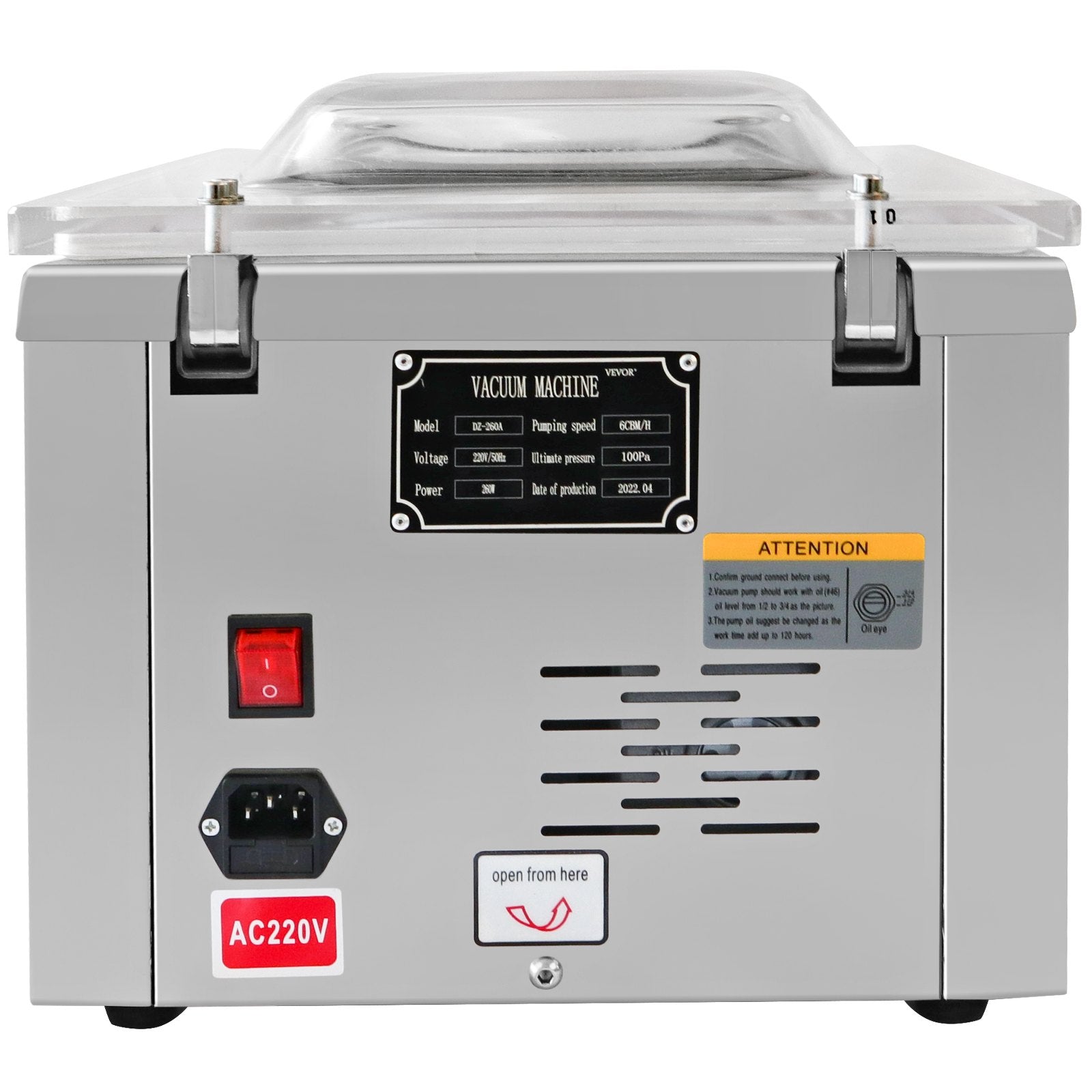 Automotive Cleaning: VEVOR Chamber Vacuum Sealer Vacuum Packaging Machine 6.5 cbm/h Pump Rate 220V