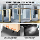 Canopies & Gazebos: VEVOR 101.6x101.6mm Post Base 10Pcs, Internal 91x91mm Heavy Duty Powder-Coated Steel Post Bracket Fit for Standard Wood Post Anchor, Decking Post Base for Deck Porch Handrail Railing Support