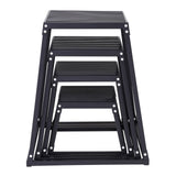 Basketball & Basketball Accessories: VEVOR Plyometric Jump Boxes, 12/18/24/30 Inch Plyo Box, Platform and Jumping Agility Box, Anti-Slip Fitness Exercise Step Up Box Set for Home Gym Training, Conditioning Strength Training, Black
