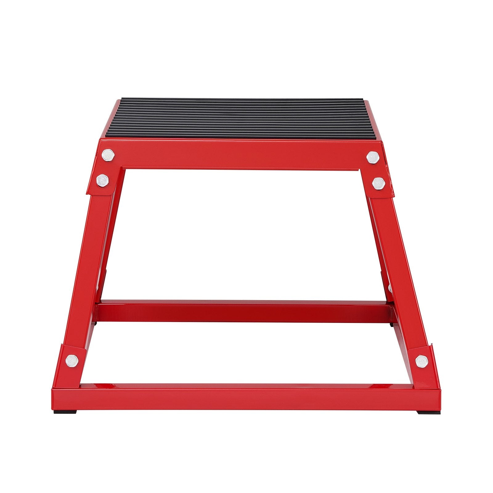 First Aid Kits: VEVOR Plyometric Jump Box, 12 Inch Plyo Box, Steel Plyometric Platform and Jumping Agility Box, Anti-Slip Fitness Exercise Step Up Box for Home Gym Training, Conditioning Strength Training, Red