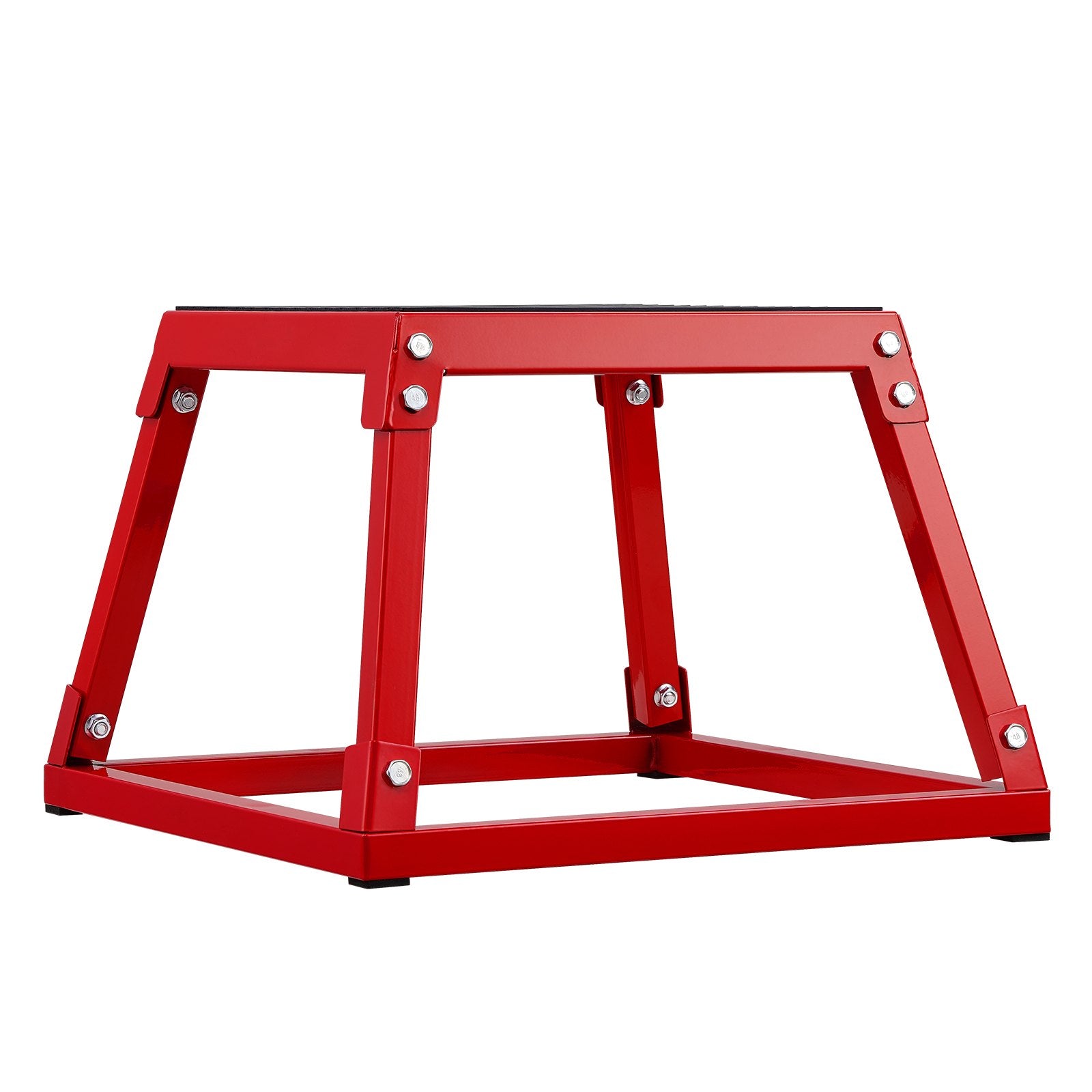 First Aid Kits: VEVOR Plyometric Jump Box, 12 Inch Plyo Box, Steel Plyometric Platform and Jumping Agility Box, Anti-Slip Fitness Exercise Step Up Box for Home Gym Training, Conditioning Strength Training, Red
