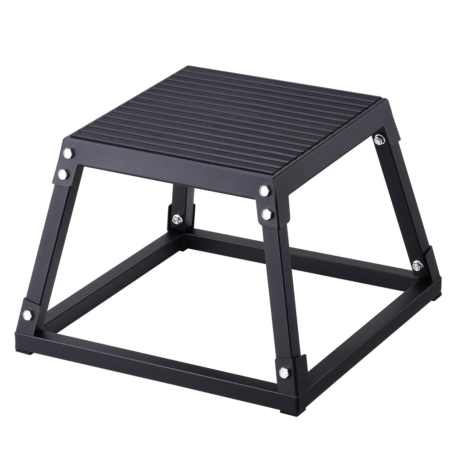 Automotive Repair & Speciality Tools: VEVOR Plyometric Jump Box, 12 Inch Plyo Box, Steel Plyometric Platform and Jumping Agility Box, Anti-Slip Fitness Exercise Step Up Box for Home Gym Training, Conditioning Strength Training, Black