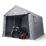 Sheds: VEVOR Protable Stotage Shelter Garage Stotage Shed 7 x 12 x 7.36ft & Zipper Door