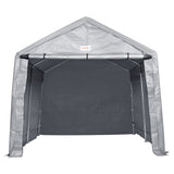 Sheds: VEVOR Protable Stotage Shelter Garage Stotage Shed 7 x 12 x 7.36ft & Zipper Door