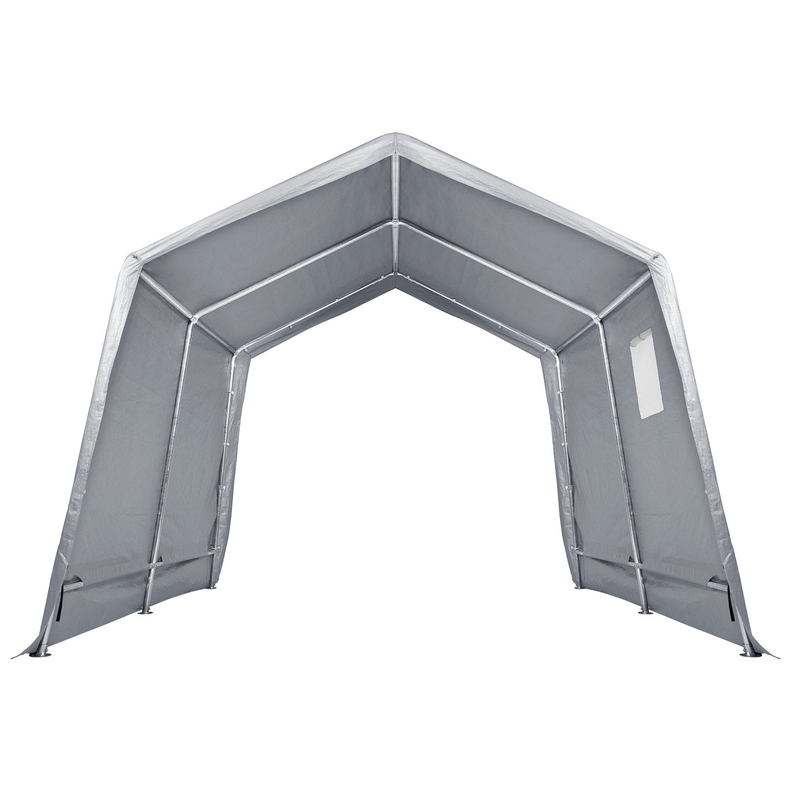 Sheds: VEVOR Protable Stotage Shelter Garage Stotage Shed 7 x 12 x 7.36ft & Zipper Door