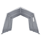 Sheds: VEVOR Protable Stotage Shelter Garage Stotage Shed 7 x 12 x 7.36ft & Zipper Door
