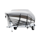 Boating Accessories: VEVOR Boat Cover 600D Waterproof 17-19 ft Boat Cover V-Hull Tri-Hull Runabout