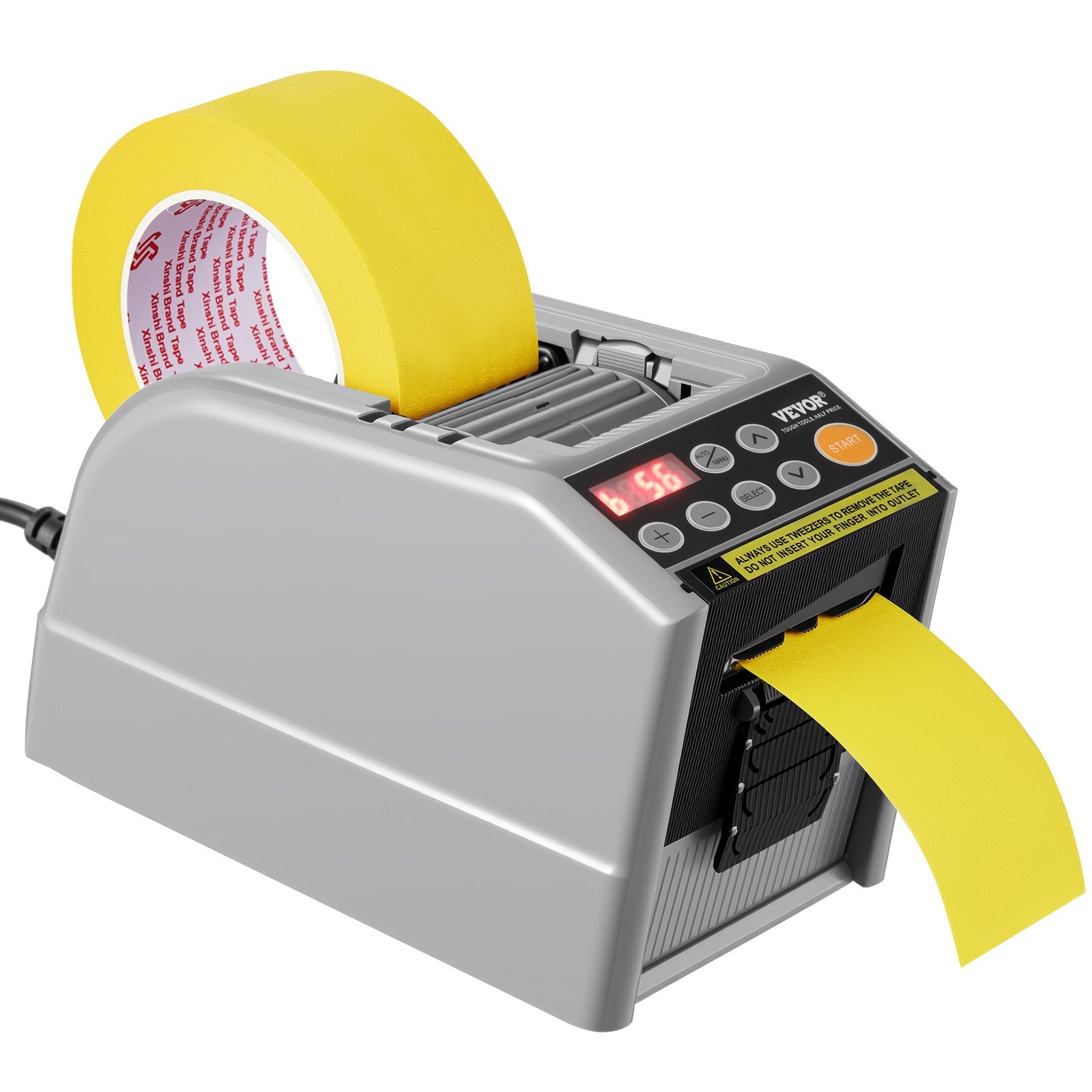 Tape & Dispensers: VEVOR Automatic Tape Dispenser, Self-Adhesive Electric Tape Cutter, 25 W Packaging Machine, Tape Cutter, 6-60 mm Tape Width, Electric Tape Cutter Packaging Machine