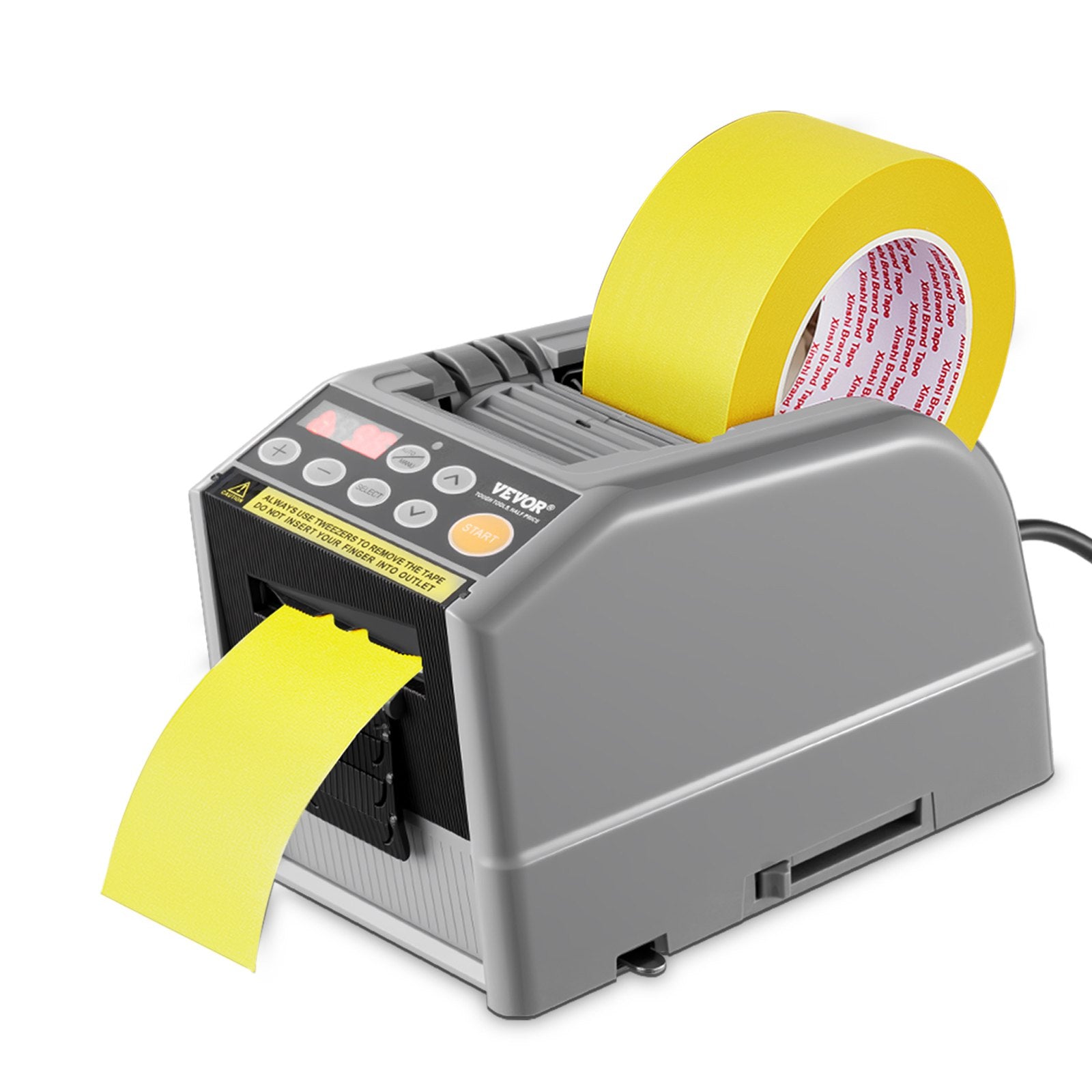 Tape & Dispensers: VEVOR Automatic Tape Dispenser, Self-Adhesive Electric Tape Cutter, 25 W Packaging Machine, Tape Cutter, 6-60 mm Tape Width, Electric Tape Cutter Packaging Machine
