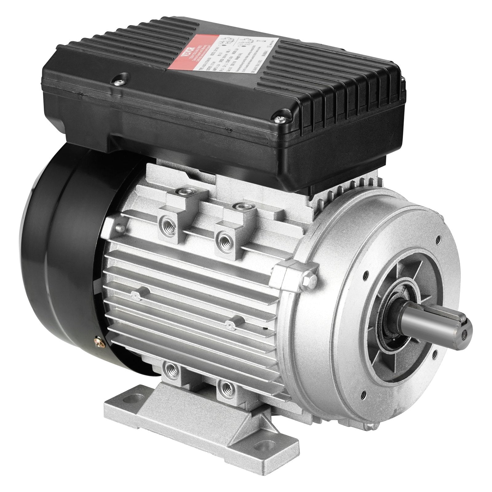Generators: VEVOR 0.75KW Electric Motor 2850 rpm, AC 220~240V 5.15A, 80, B34 Frame, Air Compressor Motor Single Phase, 19mm Keyed Shaft, CW/CCW Rotation for Agricultural Machinery and General Equipment