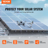 Gardening Tools: VEVOR 6in x 100ft Solar Panel Bird Guard Critter Guard Roll Kit 100pcs Fasteners