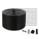 Gardening Tools: VEVOR 8in x 100ft Solar Panel Bird Guard Critter Guard Roll Kit 100pcs Fasteners