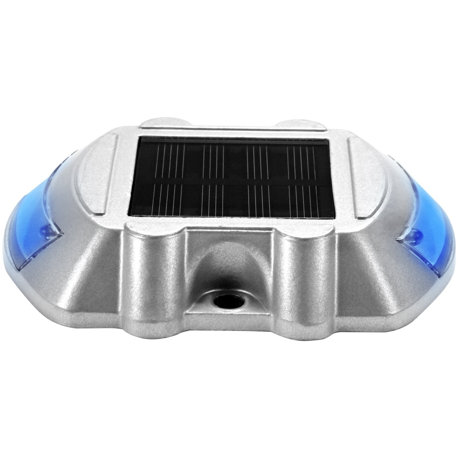 Automotive Lights: VEVOR Driveway Lights 16-Pack, Solar Driveway Lights with Switch Button, Solar Deck Lights Waterproof, Wireless Dock Lights 6 LEDs for Path Warning Garden Walkway Sidewalk Steps, LED Bright Blue