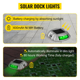 Gardening Tools: VEVOR 8-Pack Solar Driveway Light LED Road Markers Green for Garden Pathway