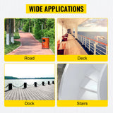 Gardening Tools: VEVOR 8-Pack Solar Driveway Light LED Road Markers Green for Garden Pathway