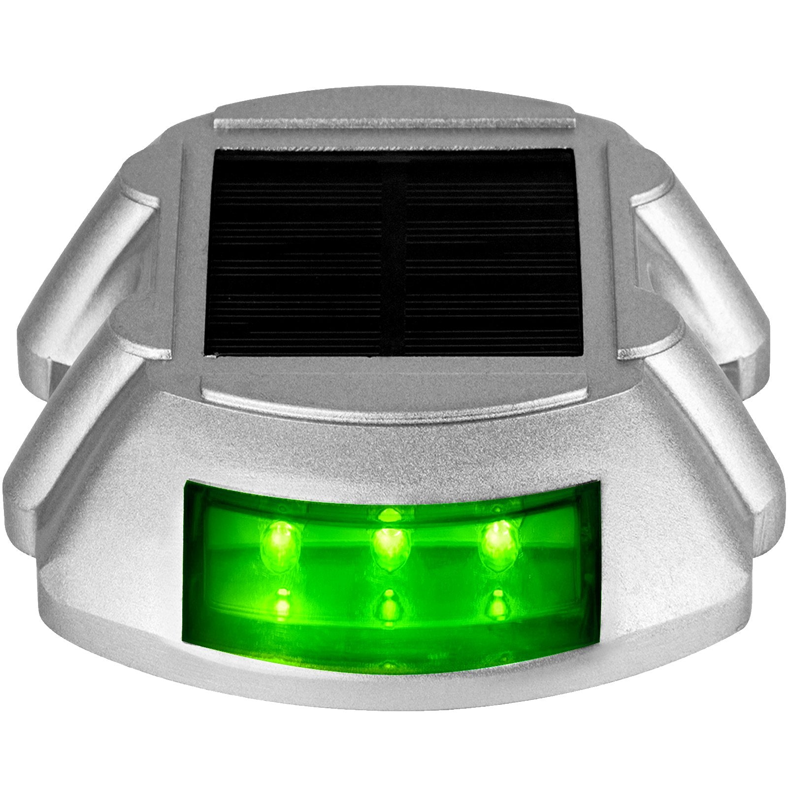 Gardening Tools: VEVOR 8-Pack Solar Driveway Light LED Road Markers Green for Garden Pathway