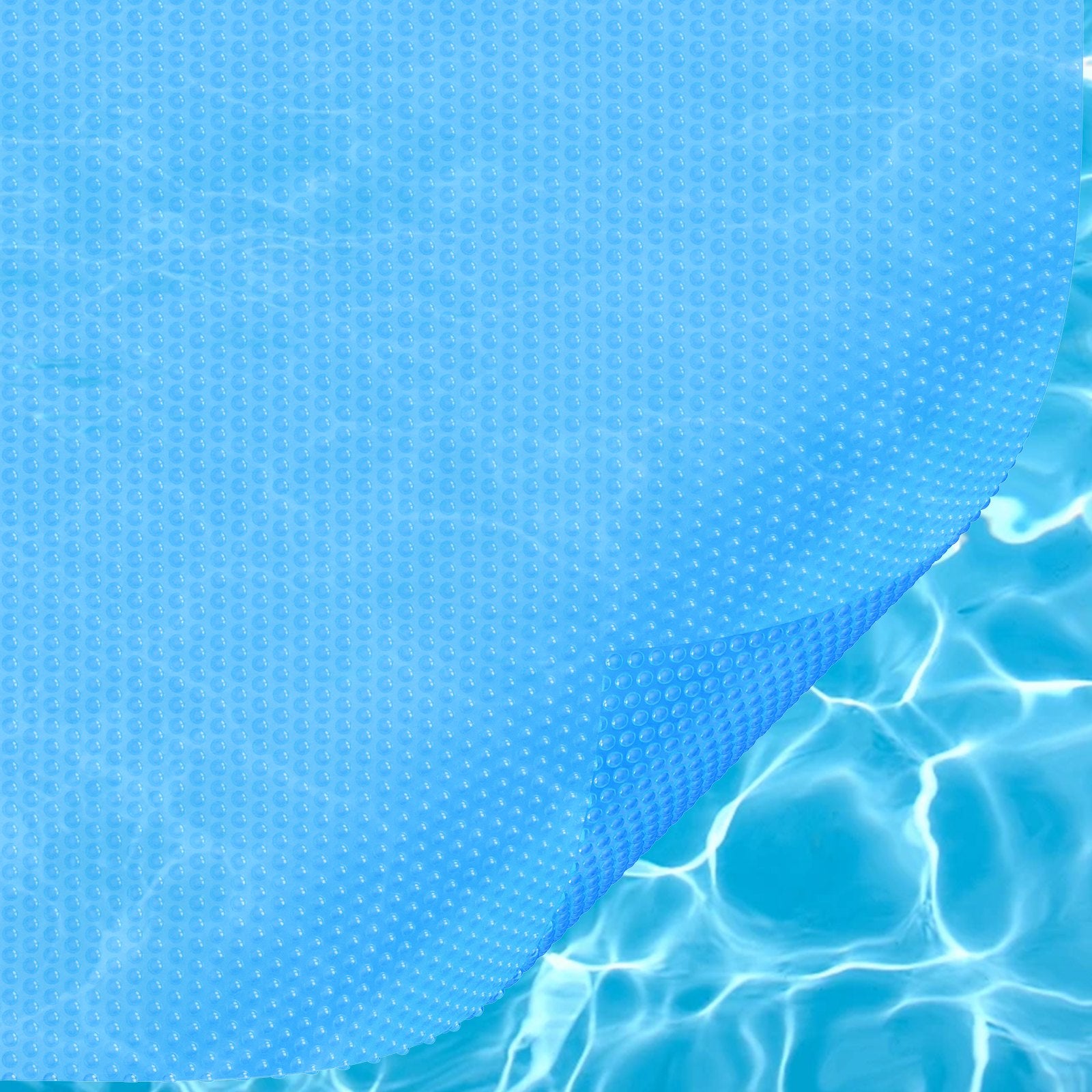 Pool Covers & Accessories: VEVOR Solar Pool Cover, 24 x 12 ft Rectangle Solar Blanket for Pools, Inground Above Ground Swimming Pool Solar Cover, 8 mil Solar Covers Blue