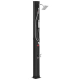 Fountain & Ponds Accessories: VEVOR Outdoor Solar Heated Shower, 40L Poolside Shower Kit with 2 Shower Head and Foot Shower Tap, Handheld/Hanging Two Modes Fast Assembly W/ Pre-Drilled Hole for Outdoor Backyard Poolside Beach Spa