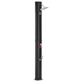 Fountain & Ponds Accessories: VEVOR Outdoor Solar Heated Shower, 35L Poolside Shower Kit with Shower Head and Foot Shower Tap, Double Buckle Fast Assembly W/ Pre-Drilled Holes for Outdoor Backyard Poolside Beach Spa