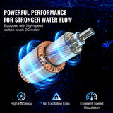Fountain & Ponds Accessories: VEVOR Solar Water Pump, DC 277W Submersible Deep Well Pump, Max Flow 2.1 m³/H, Max Head 83 m, Max Submersion Depth 20 m, Solar Powered Water Pump for Well, Farm Ranch Irrigation, Livestock Drinking