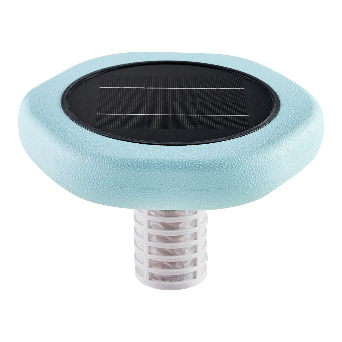 Solar Pool Ionizer, Hexagon Copper Pool Ionizer Up to 170343 L, Floating Automatic Water Cleaner and Purifier, Chlorine Free Water, with Copper Anode, Spring, Brush and Filter for Pools & Spas