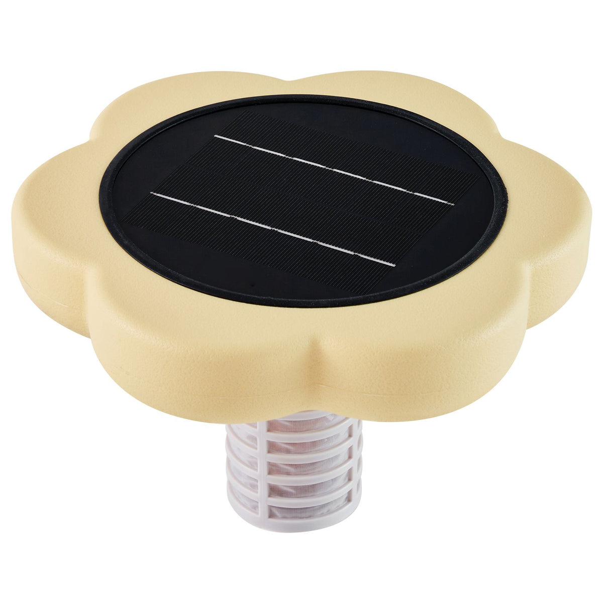 Solar Pool Ionizer, Petal Copper Pool Ionizer Up to 170343 L, Floating Automatic Water Cleaner and Purifier, Chlorine Free Water, with Copper Anode, Spring, Brush and Filter for Pools & Spas