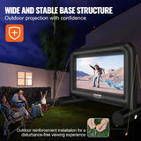 Sci-Fi DVDs & Blu-rays: VEVOR Inflatable Movie Screen, 14 FT Inflatable Projector Screen for Outside with Blower and Carrying Bag, Front/Rear Projection, Oxford Fabric Blow Up Screen for Outdoor Parties Backyard Movie Night