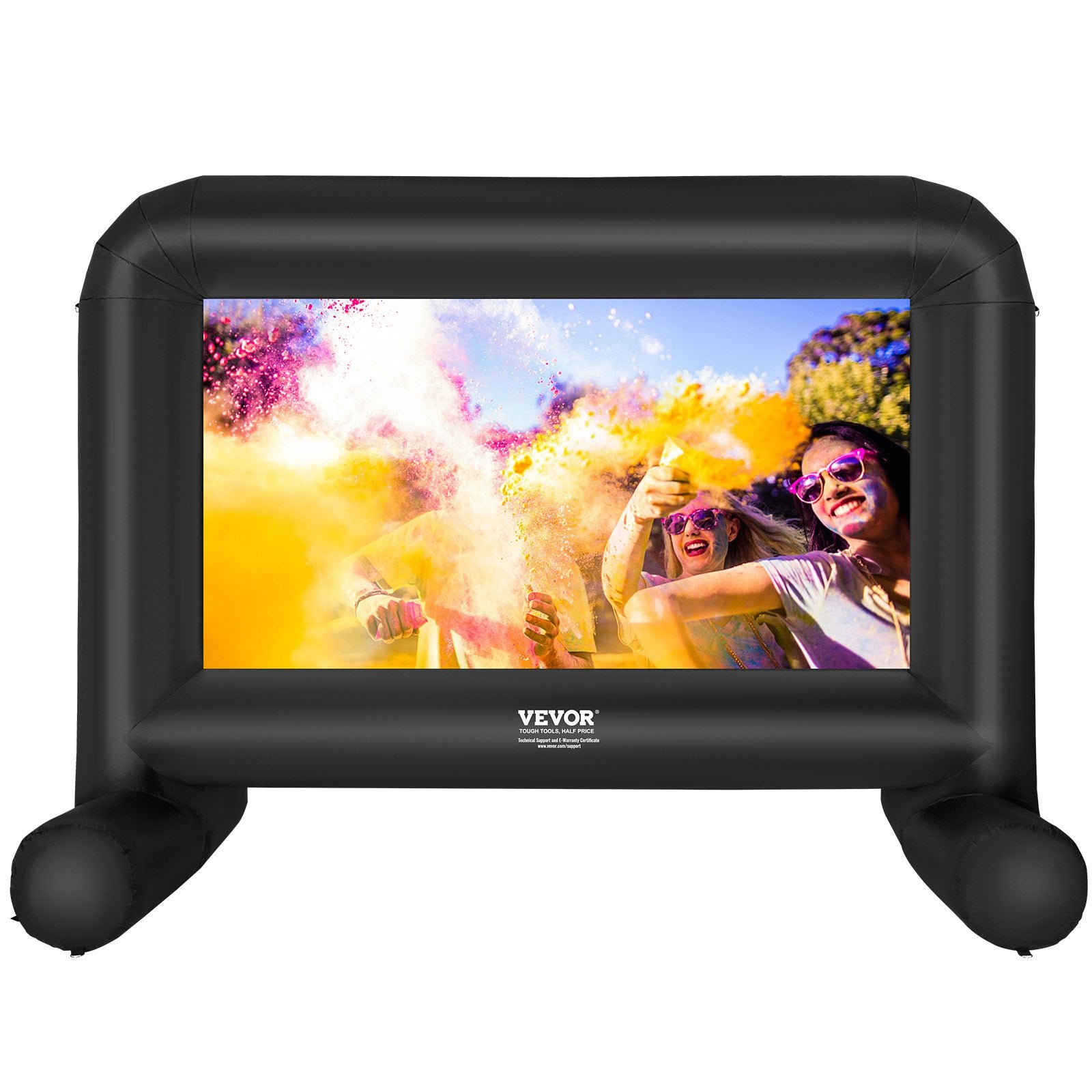 Sci-Fi DVDs & Blu-rays: VEVOR Inflatable Movie Screen, 14 FT Inflatable Projector Screen for Outside with Blower and Carrying Bag, Front/Rear Projection, Oxford Fabric Blow Up Screen for Outdoor Parties Backyard Movie Night
