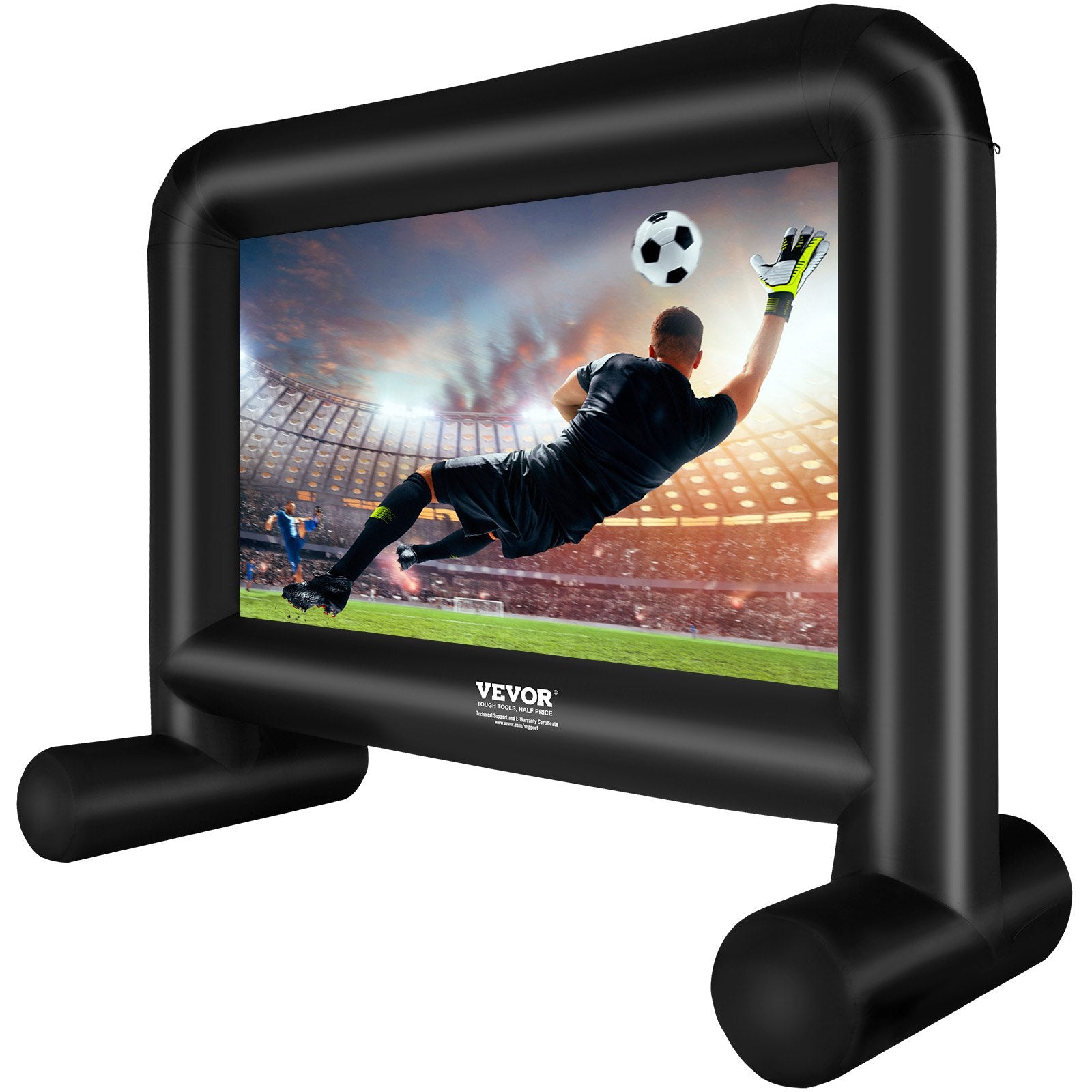 Sci-Fi DVDs & Blu-rays: VEVOR Inflatable Movie Screen, 16 FT Inflatable Projector Screen for Outside with Blower and Carrying Bag, Front/Rear Projection, Oxford Fabric Blow Up Screen for Outdoor Parties Backyard Movie Night