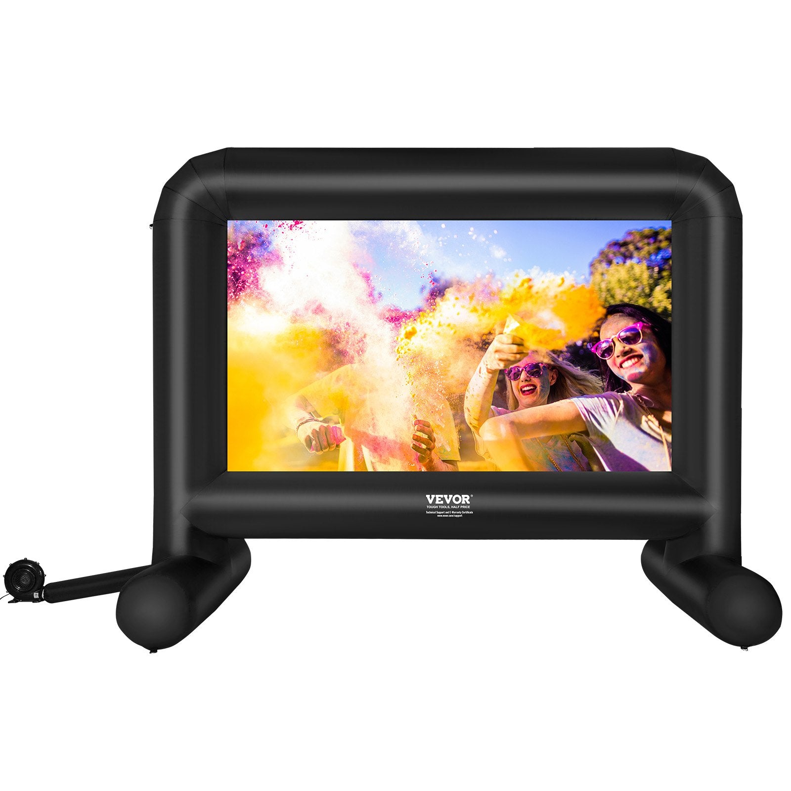 Sci-Fi DVDs & Blu-rays: VEVOR Inflatable Movie Screen, 16 FT Inflatable Projector Screen for Outside with Blower and Carrying Bag, Front/Rear Projection, Oxford Fabric Blow Up Screen for Outdoor Parties Backyard Movie Night