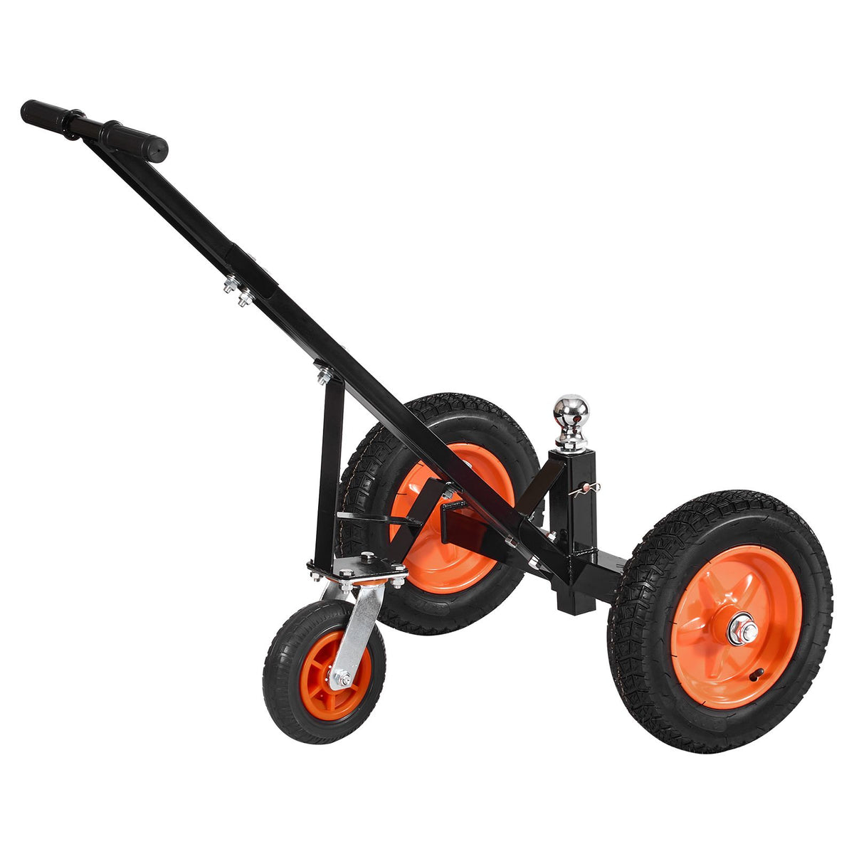 Trailer Dolly, 1000lbs Tongue Weight Capacity, Carbon Steel Trailer Mover with 2 inch Ball, 14 inch Pneumatic Tires, Portable Tow Dolly for Moving RV Trailer