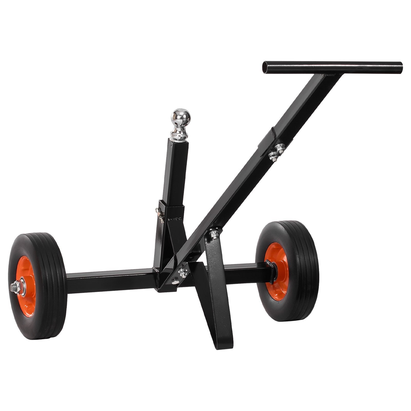 Spreaders & Wheelbarrows: VEVOR Trailer Dolly, 600lbs Tongue Weight Capacity, Carbon Steel Trailer Mover with 1-7/8 in Hitch Ball and 10 in Solid Tires, Portable Tow Dolly for Moving Car RV Boat Trailer