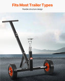 Spreaders & Wheelbarrows: VEVOR Trailer Dolly, 600lbs Tongue Weight Capacity, Carbon Steel Trailer Mover with 1-7/8 in Hitch Ball and 10 in Solid Tires, Portable Tow Dolly for Moving Car RV Boat Trailer