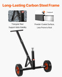 Spreaders & Wheelbarrows: VEVOR Trailer Dolly, 600lbs Tongue Weight Capacity, Carbon Steel Trailer Mover with 1-7/8 in Hitch Ball and 10 in Solid Tires, Portable Tow Dolly for Moving Car RV Boat Trailer