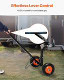 Spreaders & Wheelbarrows: VEVOR Trailer Dolly, 600lbs Tongue Weight Capacity, Carbon Steel Trailer Mover with 1-7/8 in Hitch Ball and 10 in Solid Tires, Portable Tow Dolly for Moving Car RV Boat Trailer