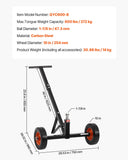 Spreaders & Wheelbarrows: VEVOR Trailer Dolly, 600lbs Tongue Weight Capacity, Carbon Steel Trailer Mover with 1-7/8 in Hitch Ball and 10 in Solid Tires, Portable Tow Dolly for Moving Car RV Boat Trailer
