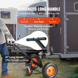 Mobility & Accessibility: VEVOR Adjustable Trailer Dolly, 1000lbs Tongue Weight Capacity, Carbon Steel Trailer Mover with 19''-26'' Adjustable Height & 2'' Ball, 16'' Pneumatic Tires & Universal Wheel, for Moving RV Trailer