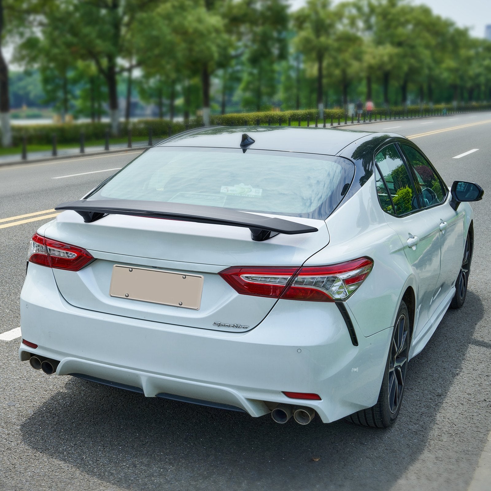 Automotive Repair & Speciality Tools: VEVOR Universal Rear Spoiler 46.3'' GT Style Trunk Wing for Sedans and Coupes