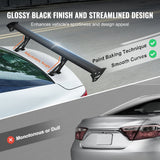 Automotive Parts: VEVOR Universal Rear Spoiler GT Style Adjustable Trunk Wing Car Racing 43.3''