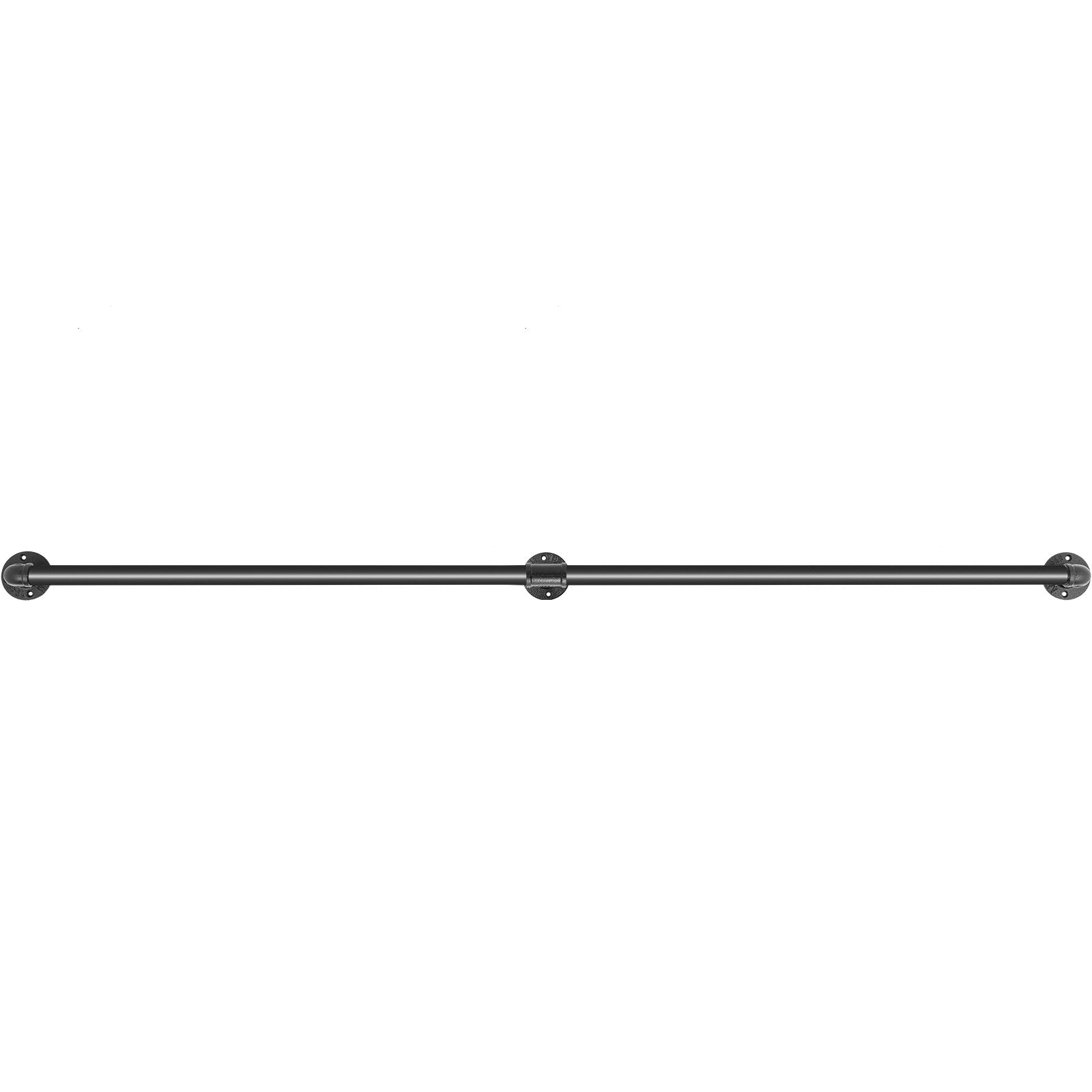 Dog Steps & Ramps: VEVOR Pipe Stair Handrail, 1.8m Staircase Handrail, 200KG Load Capacity Carbon Steel Pipe Handrail, Industrial Pipe Handrail with Wall Mount Support, Round Corner Wall Handrailings for Indoor, Outdoor