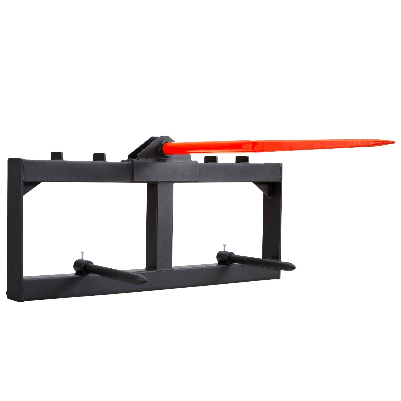 Automotive Parts: VEVOR 49" Hay Spear, Bale Spears 726kg Loading Capacity, Skid Steer Loader Tractor Attachment with 2pcs 17.5" Stabilizer Spears, Quick Attach Spike Forks