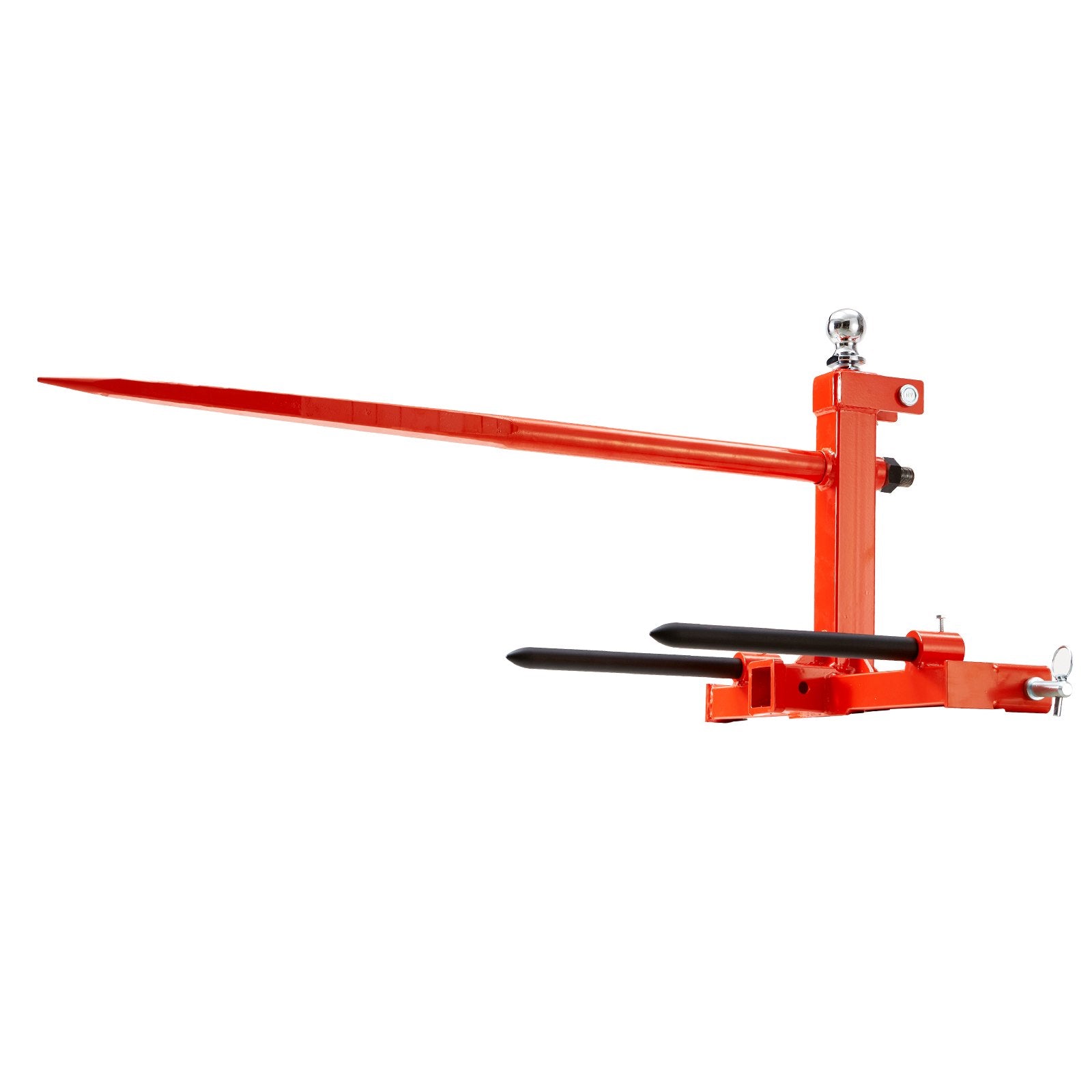 Automotive Parts: VEVOR 49" Hay Spear, Bale Spears 726kg Loading Capacity, Three-Point Hitch Tractor Attachment with 2pcs 17.5" Stabilizer Spears, Quick Attach Spike Forks