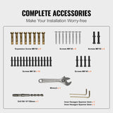 Dog Steps & Ramps: VEVOR Iron Handrail Stair Railing Hand Rail Kit 1-4 Steps Outdoor Black w/ Bars